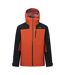Mens Sacramento 3 In 1 Waterproof Jacket Burnt Henna Rooibos Tea Regatta-2