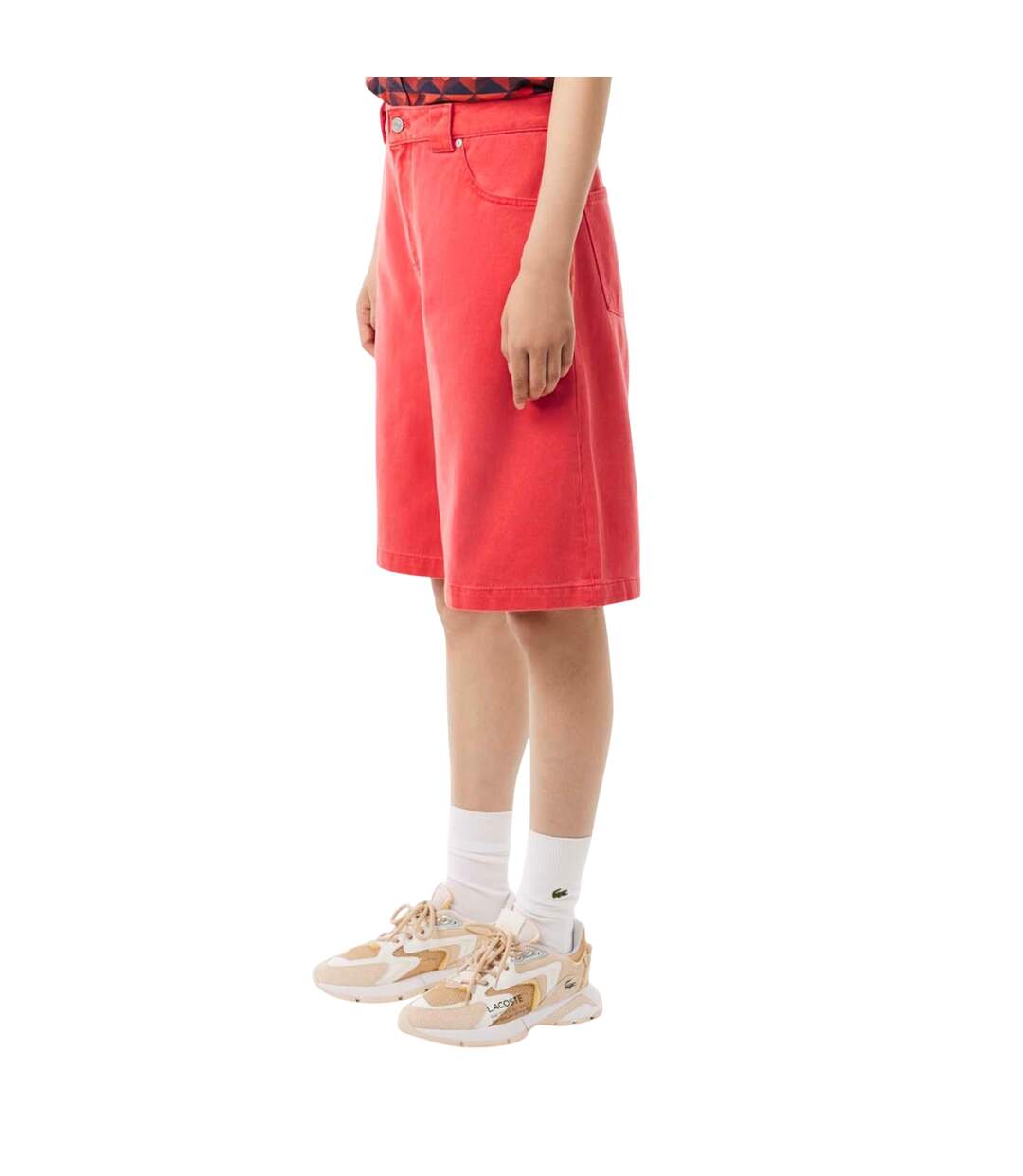 Short Bermuda Femme Rouge Lacoste-1