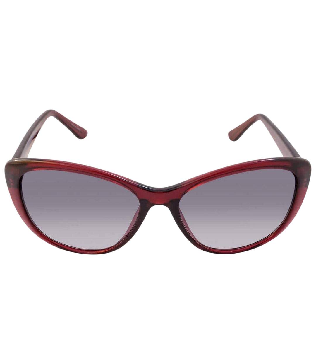 Womens/ladies Gradient Sunglasses One Size Burgundy Grey Calvin Klein-1
