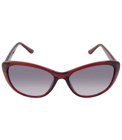 Womens/ladies Gradient Sunglasses One Size Burgundy Grey Calvin Klein