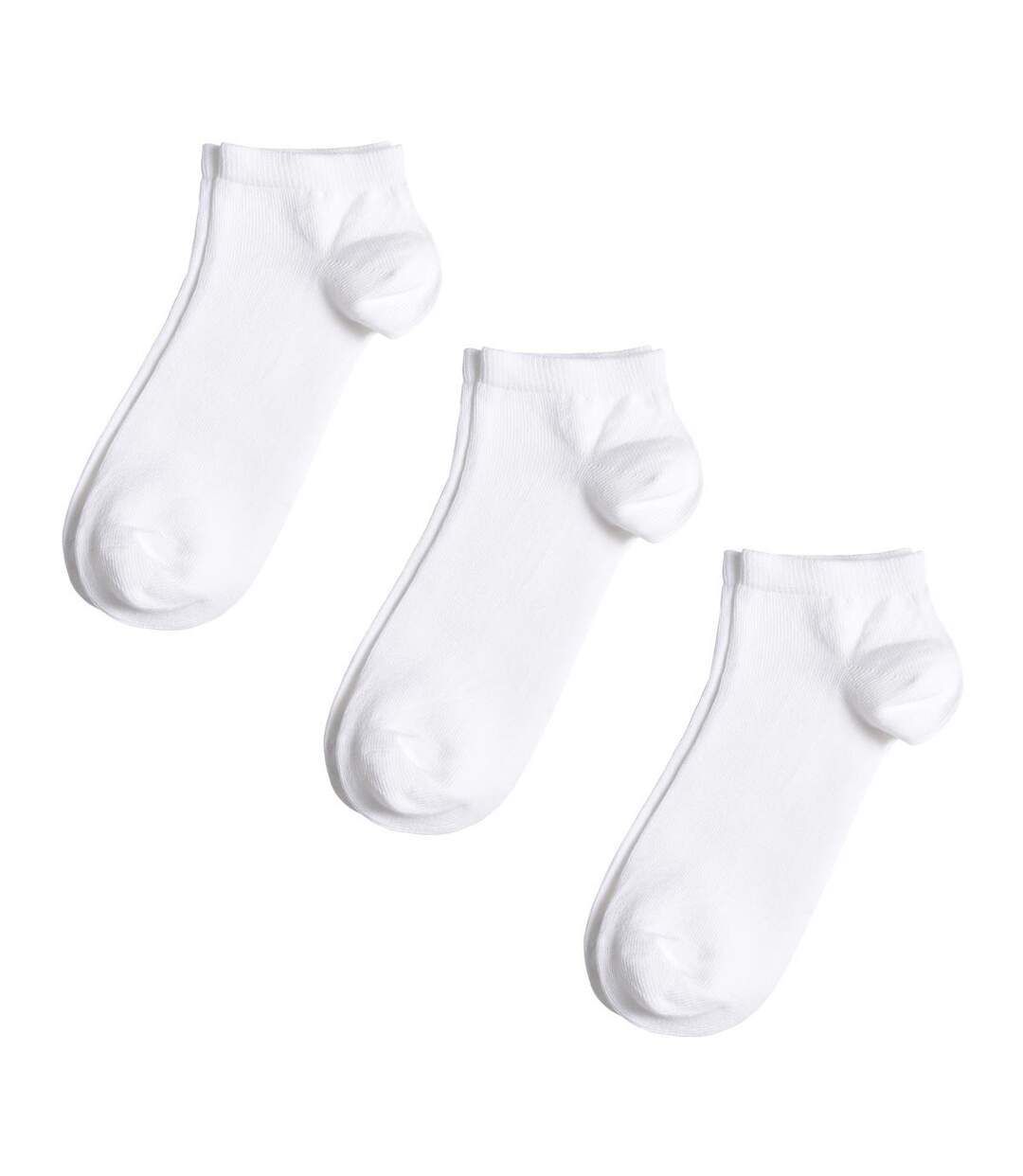 Socquettes coton – Lot 3 paires  - Fabriqué en UE