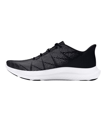 Mens charged speed swift trainers black/white Under Armour