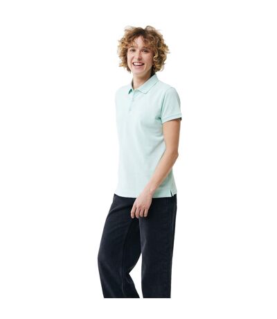 Womens/ladies Yosemite Pique Polo Shirt Crushed Mint Iqoniq