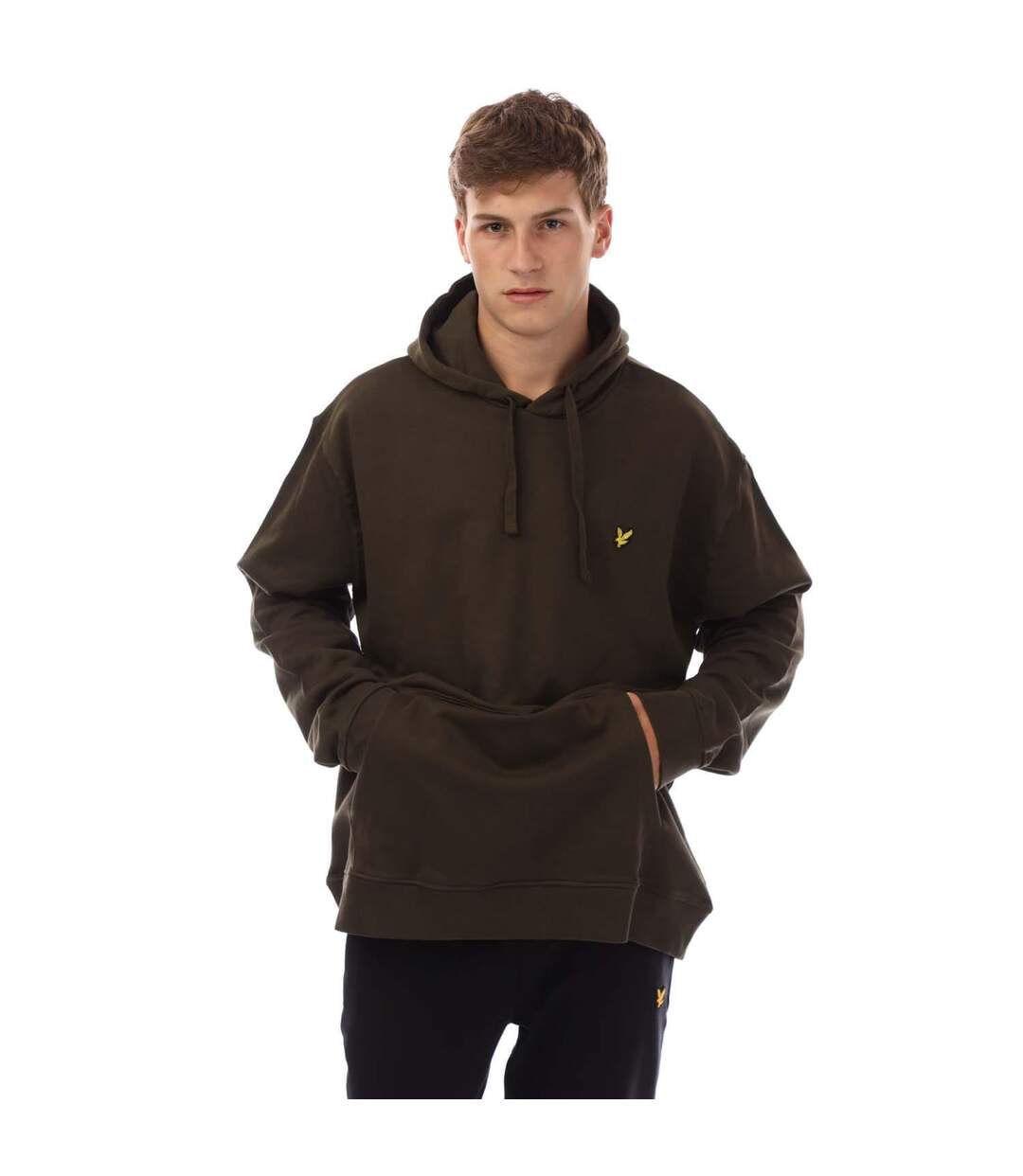 Sweat À Capuche Homme Olive Lyle & Scott-1