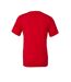 Adults unisex crew neck t-shirt red Bella + Canvas