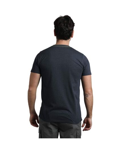 Mens camp kit graphic t-shirt navy Weird Fish