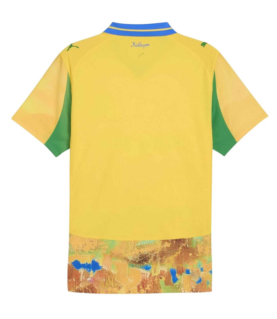 Mens Kidssuper Mamelodi Sundowns Fc Home Shirt Yellow Green Puma-2