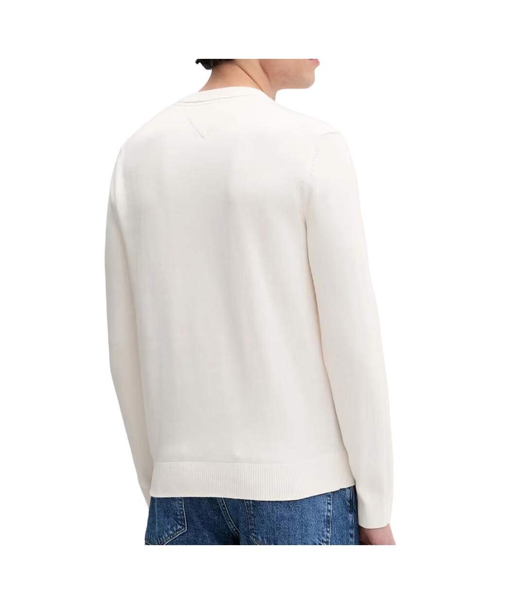 Pull blanc homme tommy hilfiger tjm slim ess-2