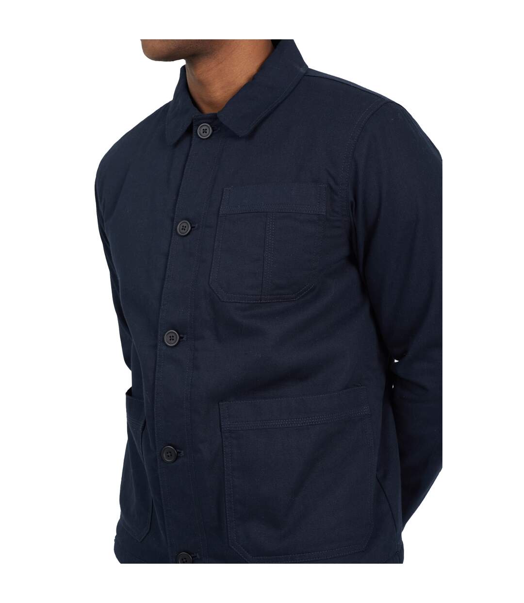 Veste-chemise Gloucester Homme Noir Brave Soul-4