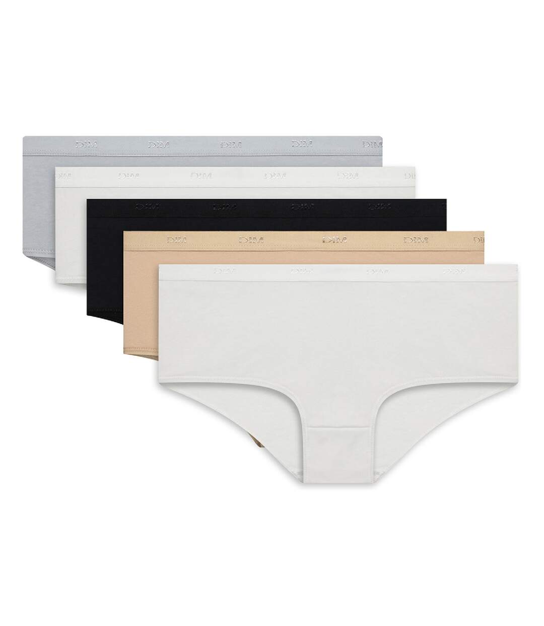 Lot de 5 Boxers Coton Les Pockets Coton-5