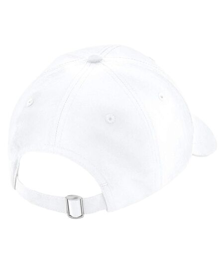 Unisex adult pro-style recycled cap white Beechfield