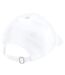 Unisex adult pro-style recycled cap white Beechfield-2
