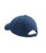 Casquette À Profil Bas Unisexe Adulte Heavy Drill Bleu Marine Beechfield-2