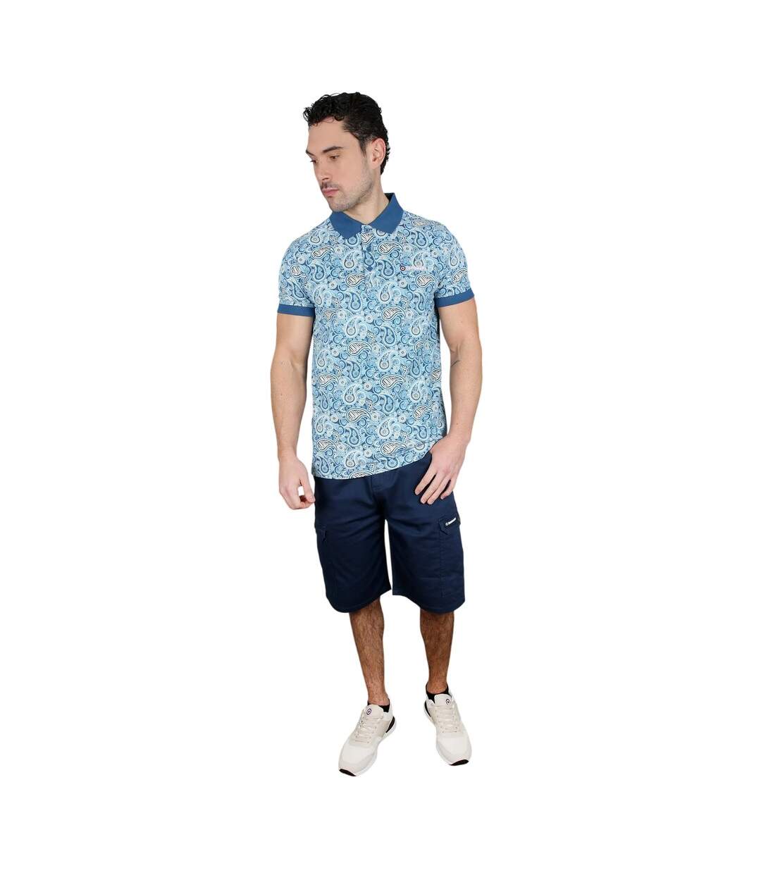 Short À Poches Motif/style Logo En Caoutchouc Homme Bleu Marine Lambretta-1