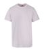 Mens acid wash t-shirt soft lilac Build Your Brand