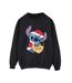 Disney - Sweat LILO AND STITCH CHRISTMAS LOVE BISCUIT - Femme (Noir) - UTBI22625-1