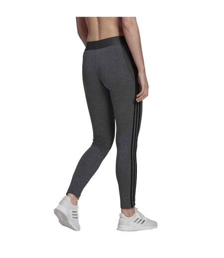 Legging Sport Motif/style 3 Rayures Essentials Femme Gris Foncé Adidas