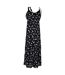 Womens/ladies gazania polka dot lightweight casual dress black/white Regatta-4