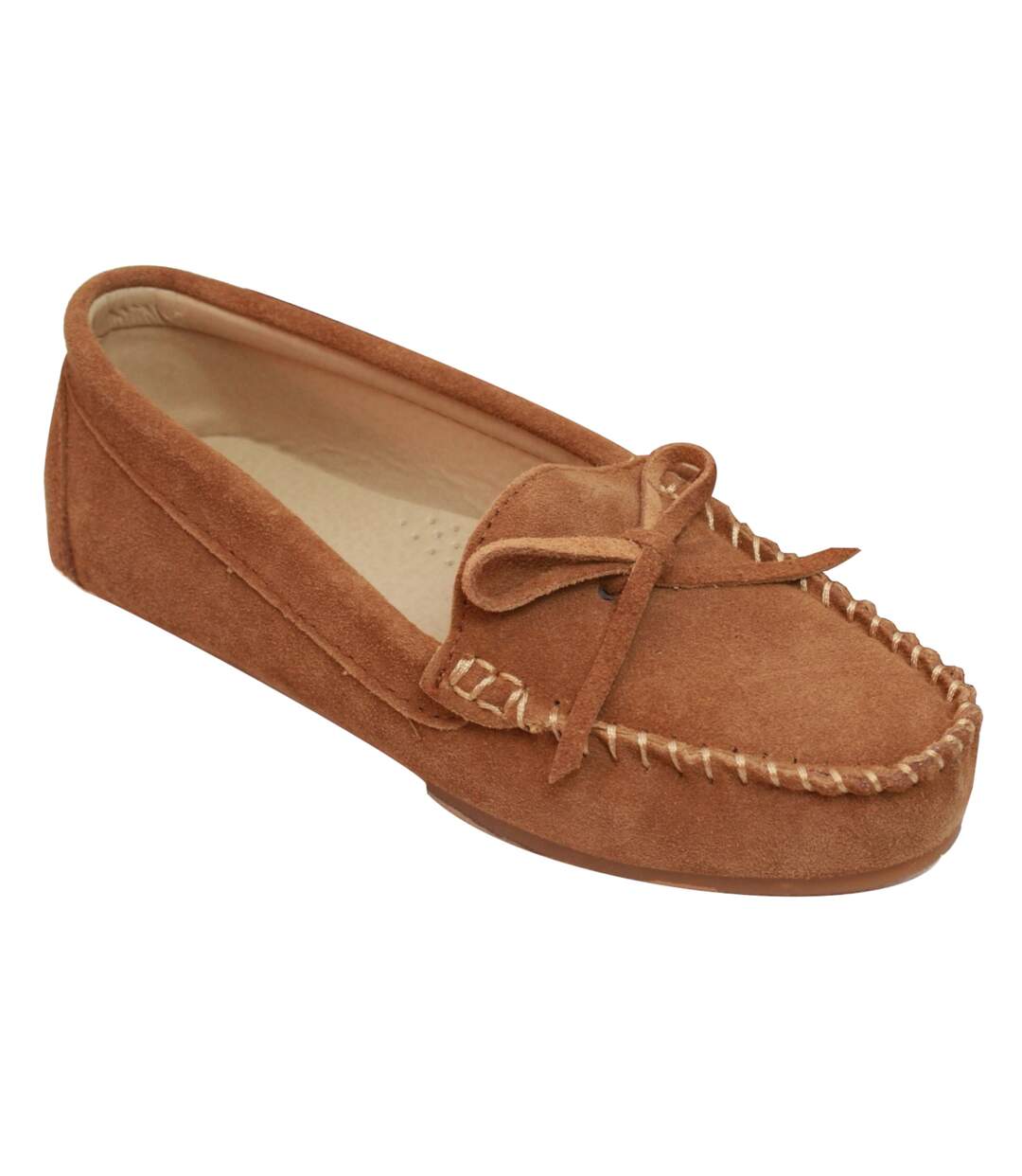 Mocassins femmes marron clair Eastern Counties