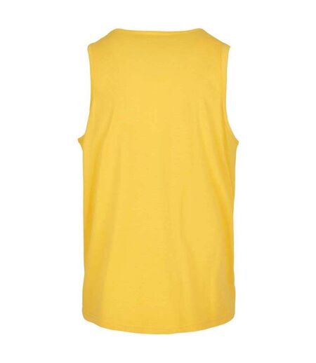 Build Your Brand Mens Basic Tank Top (Taxi Yellow) - UTRW8527