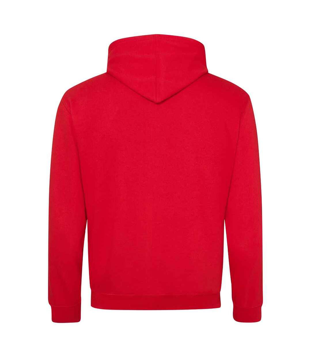 Sweatshirt varsity homme rouge vif/ blanc Awdis-3