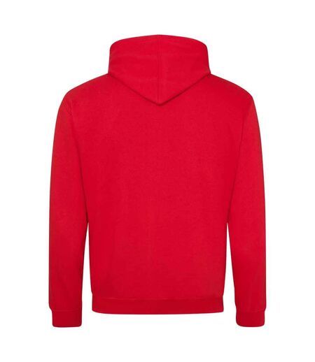 Sweatshirt varsity homme rouge vif/ blanc Awdis