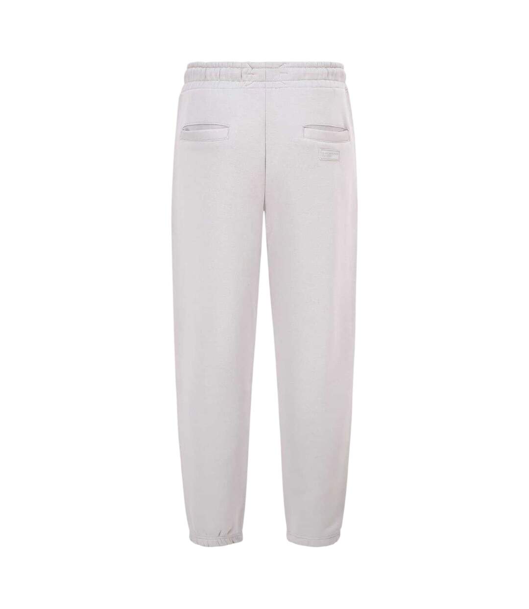 Mens Arched Logo Joggers Grey Blank Essentials-3