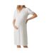 Robe Blanche Femme Mamalicious Mylah Solid - L