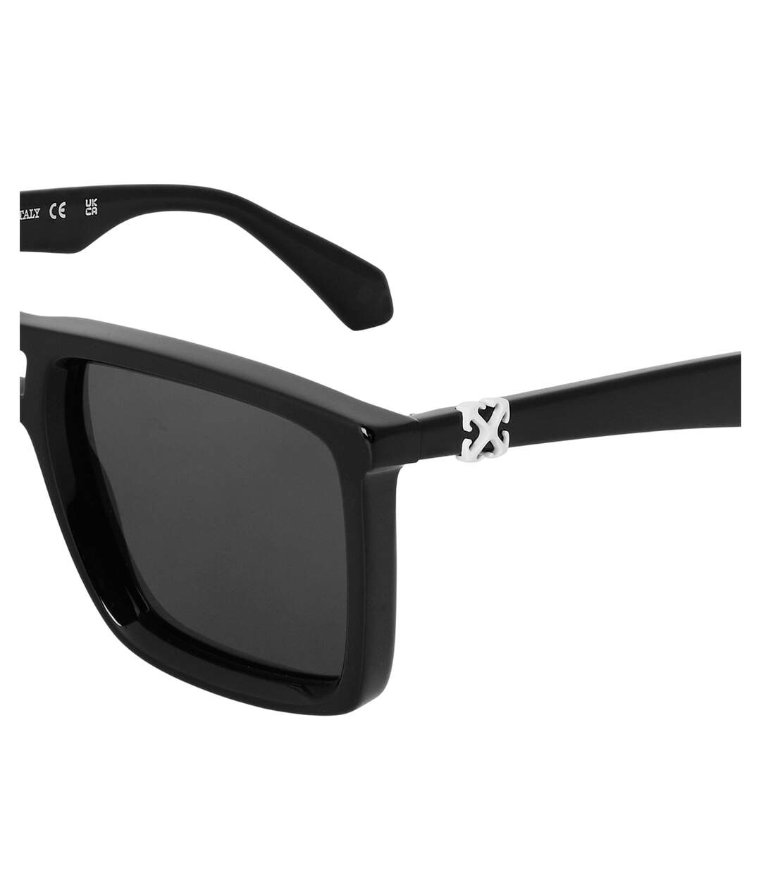 Unisex Adult Stratford Sunglasses One Size Black Dark Grey Off White-3