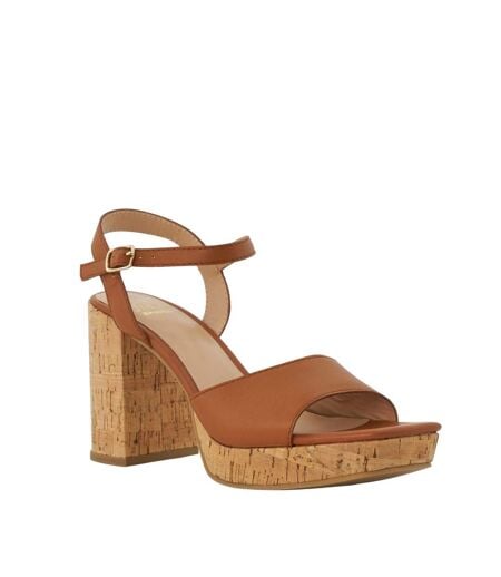 Talons Hauts Jacuzzi Femme Brun Clair Dune London