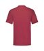 Mens valueweight t-shirt brick red Fruit of the Loom