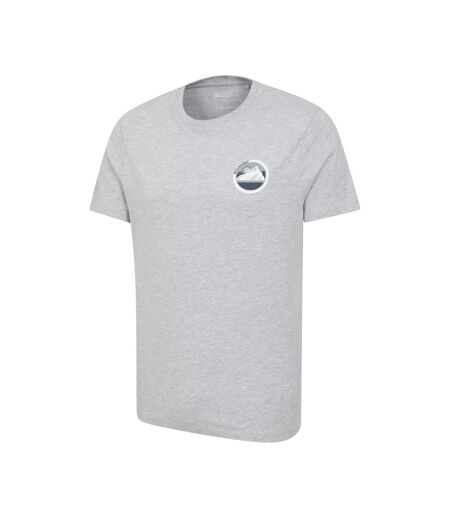 Mens Pitolchry Mountain Cotton T-shirt Grey Mountain Warehouse