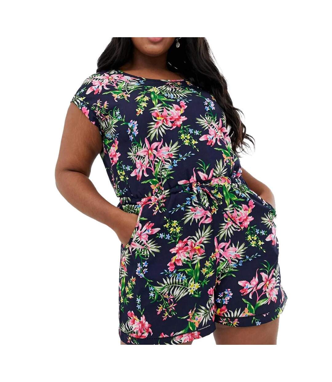 Combinaison Marine à fleurs Femme Brave Soul - 46-1