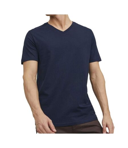 T-shirt Marine Homme Jack & Jones Basic V - L