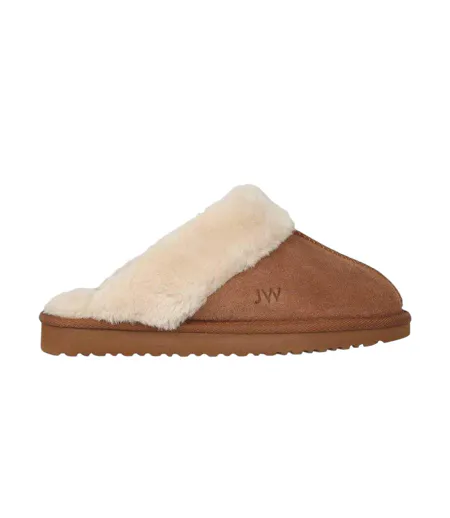 Chaussons Mules Femme Marron Clair Jack Wills