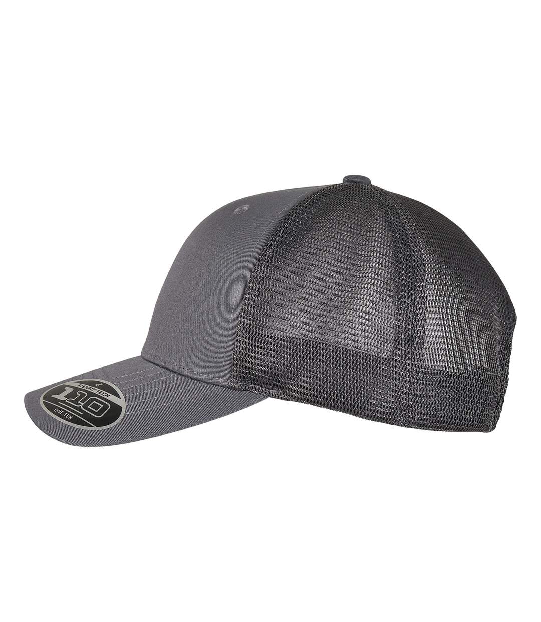 Casquette trucker adulte gris chiné Flexfit-3