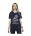 Disney Womens/Ladies Lady And The Trump Christmas Hugs Cotton Boyfriend T-Shirt (Bleu marine) - UTBI30719-1
