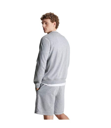 Sweat Homme Gris Chiné Calvin Klein