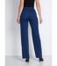 Pantalon taille élastiquée fluide évasé-2
