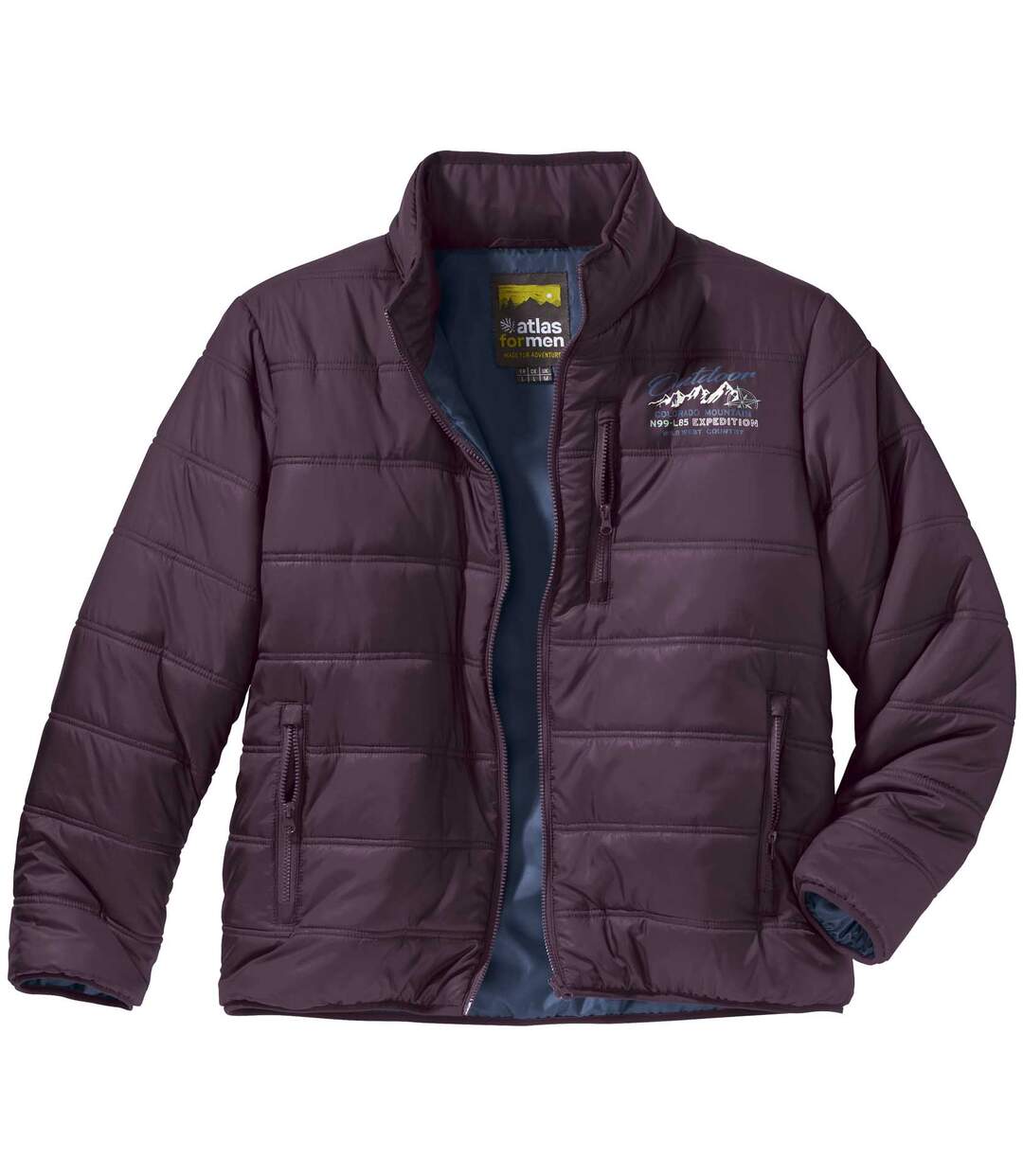 Men's Plum Lightweight Puffer Jacket