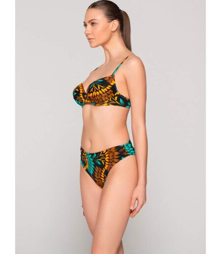 Bas maillot slip de bain 5cm plissé EMERALD Luna Splendida