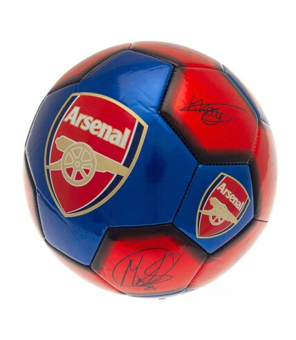 Arsenal FC - Ballon de foot (Rouge / Bleu) (Taille 5) - UTTA10984