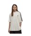 T-shirt Manches Courtes Adulte Blanc Cassé Noir Y-3-2