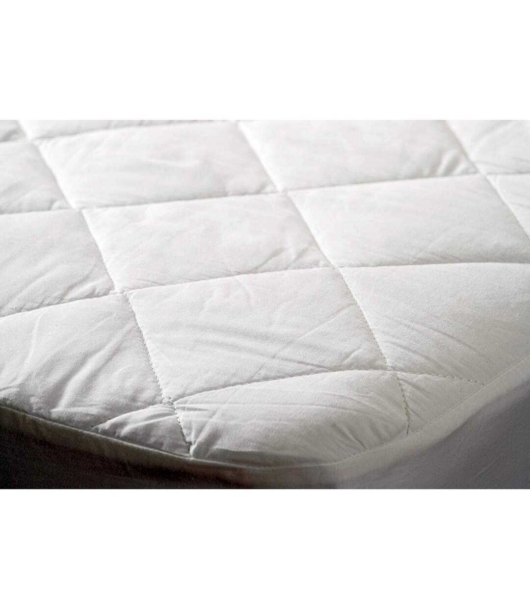 Waterproof mattress protector king white Belledorm