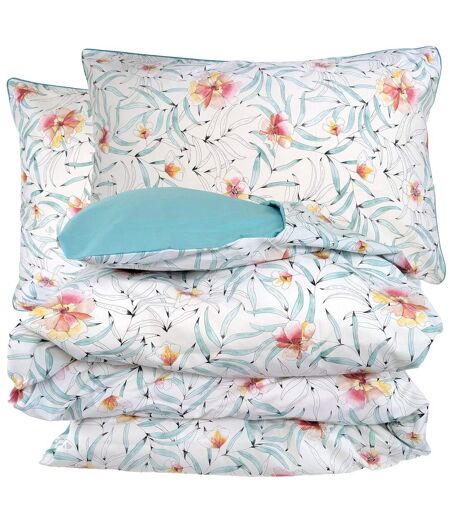 Parure de lit percale de coton ROXANE Taie 50x70 cm