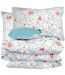 Parure de lit percale de coton ROXANE Taie 50x70 cm-2