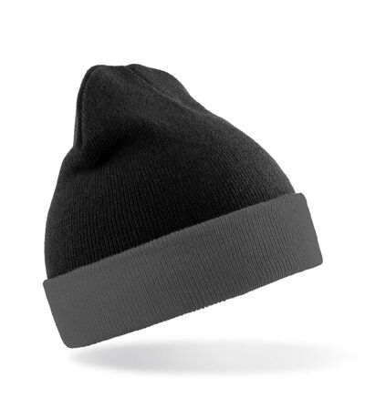 Black compass beanie black/grey Result Genuine Recycled