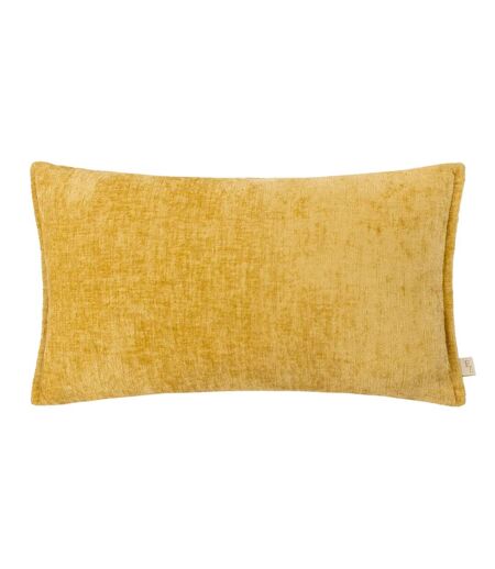 Buxton reversible rectangular cushion cover 30cm x 50cm ochre Evans Lichfield