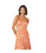 Robe Mi-longue Femme Rouille Dorothy Perkins-3