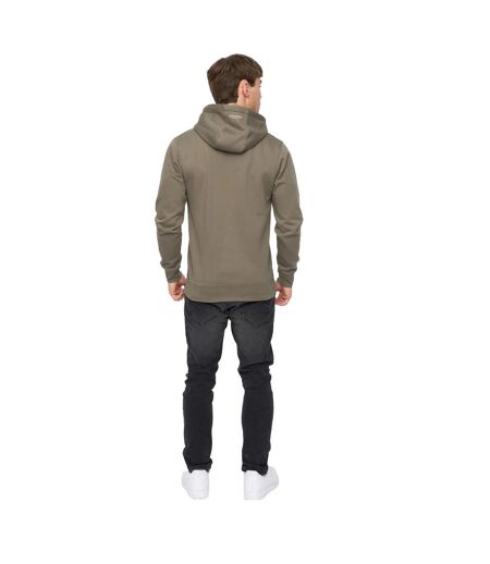 Sweat À Capuche Moules Homme Olive Crosshatch